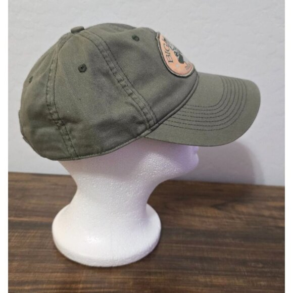 Big Nuts Texas Hold Em Adjustable Baseball Cap WPT Logo Olive Green Cotton Hat - Picture 8 of 11